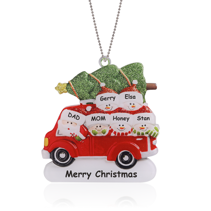Personalised Car Christmas Ornament - handmade