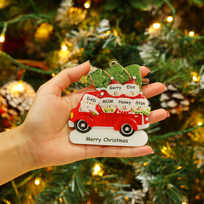 Personalised Car Christmas Ornament - handmade