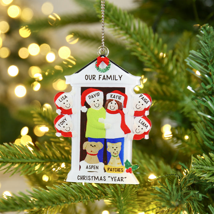 Personalised Christmas Name Ornament - handmade