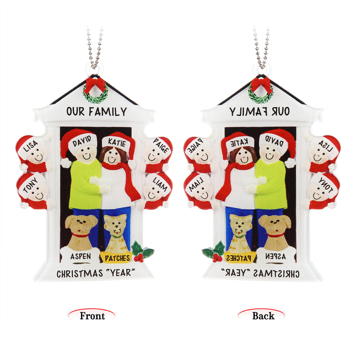 Personalised Christmas Name Ornament - handmade