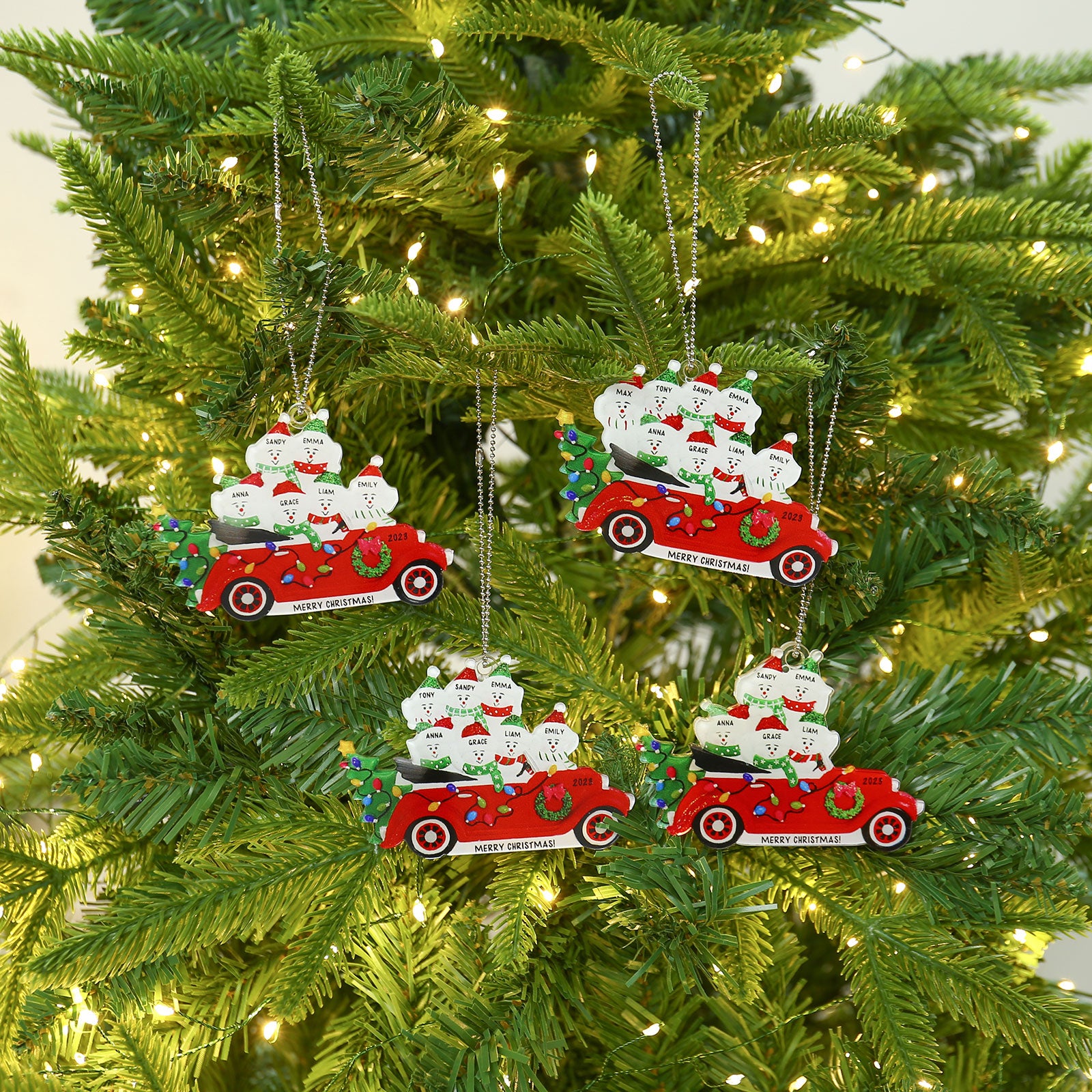 Personalised Christmas Name Ornament - handmade