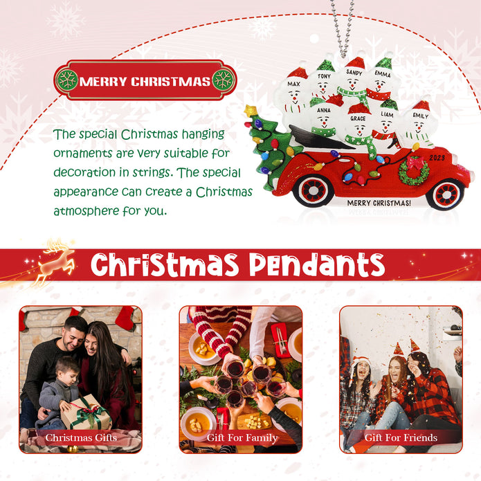 Personalised Christmas Name Ornament - handmade