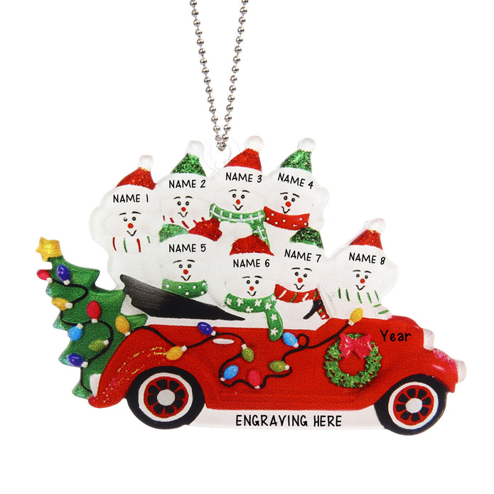 Personalised Christmas Name Ornament - handmade