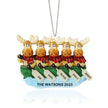 Personalised Elk Christmas Ornament - handmade