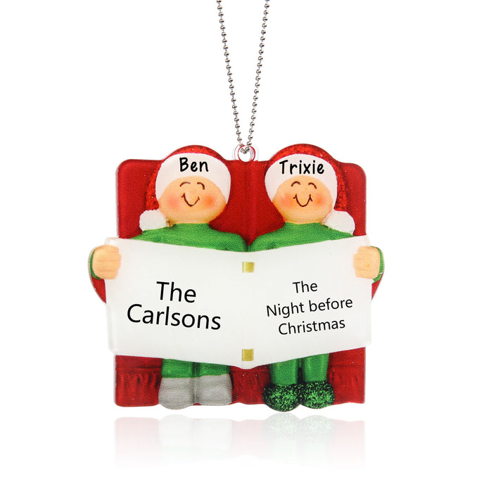 Personalised Christmas Name Ornament - handmade
