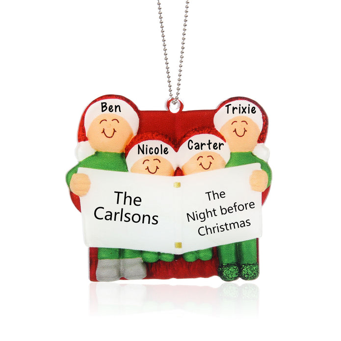 Personalised Christmas Name Ornament - handmade