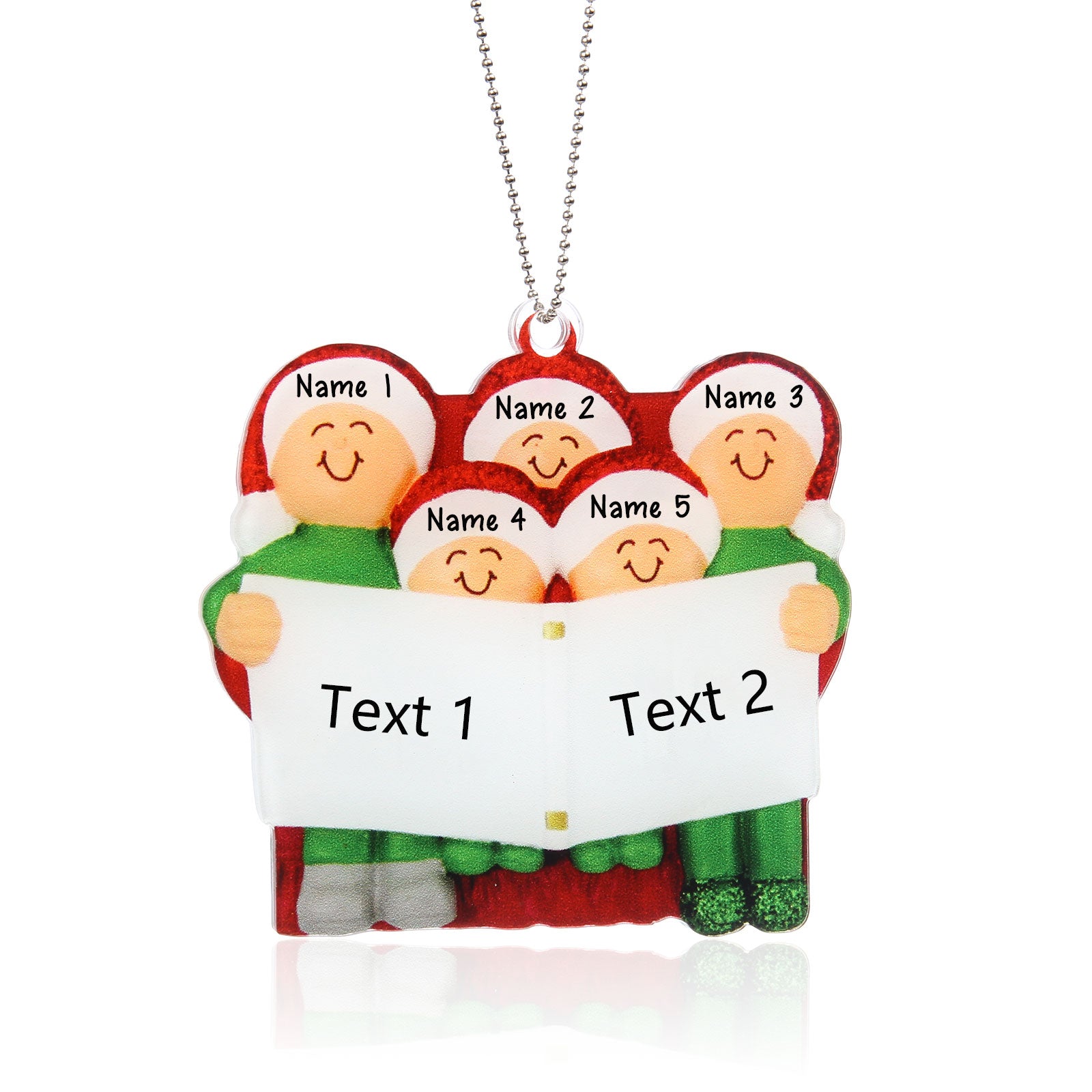 Personalised Christmas Name Ornament - handmade