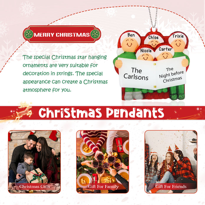 Personalised Christmas Name Ornament - handmade