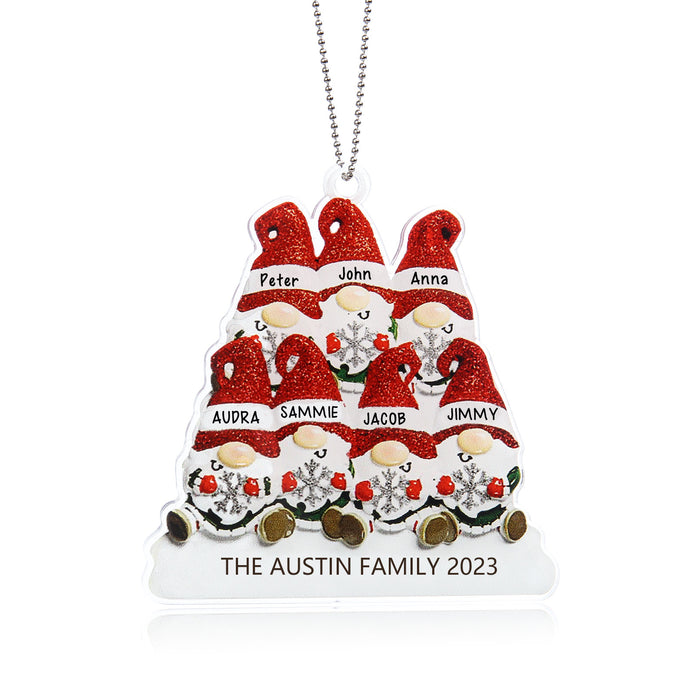 Personalised Christmas Name Ornament - handmade