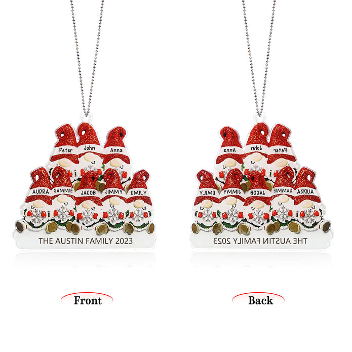 Personalised Christmas Name Ornament - handmade