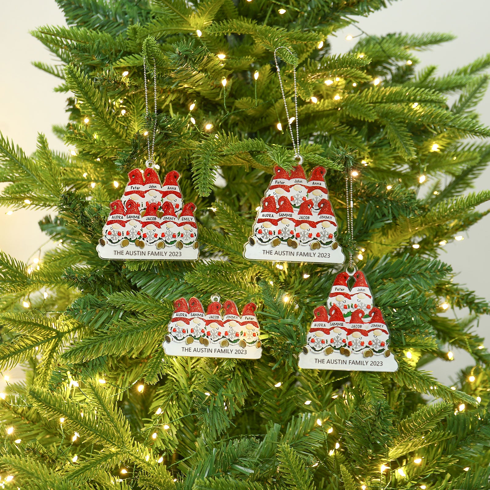 Personalised Christmas Name Ornament - handmade