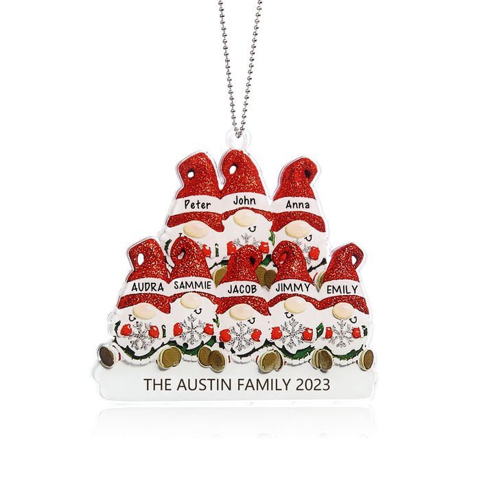 Personalised Christmas Name Ornament - handmade