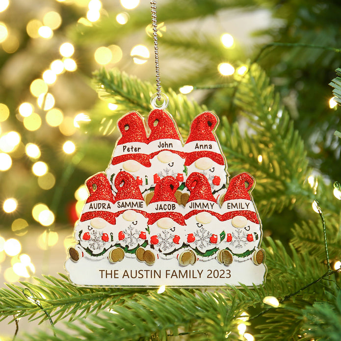Personalised Christmas Name Ornament - handmade