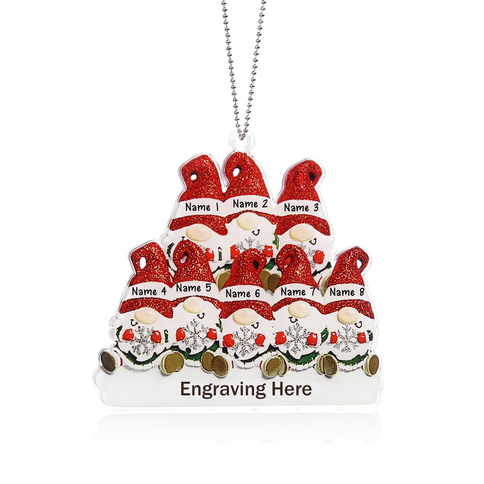 Personalised Christmas Name Ornament - handmade