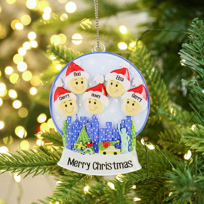 Personalised Christmas Name Ornament - handmade