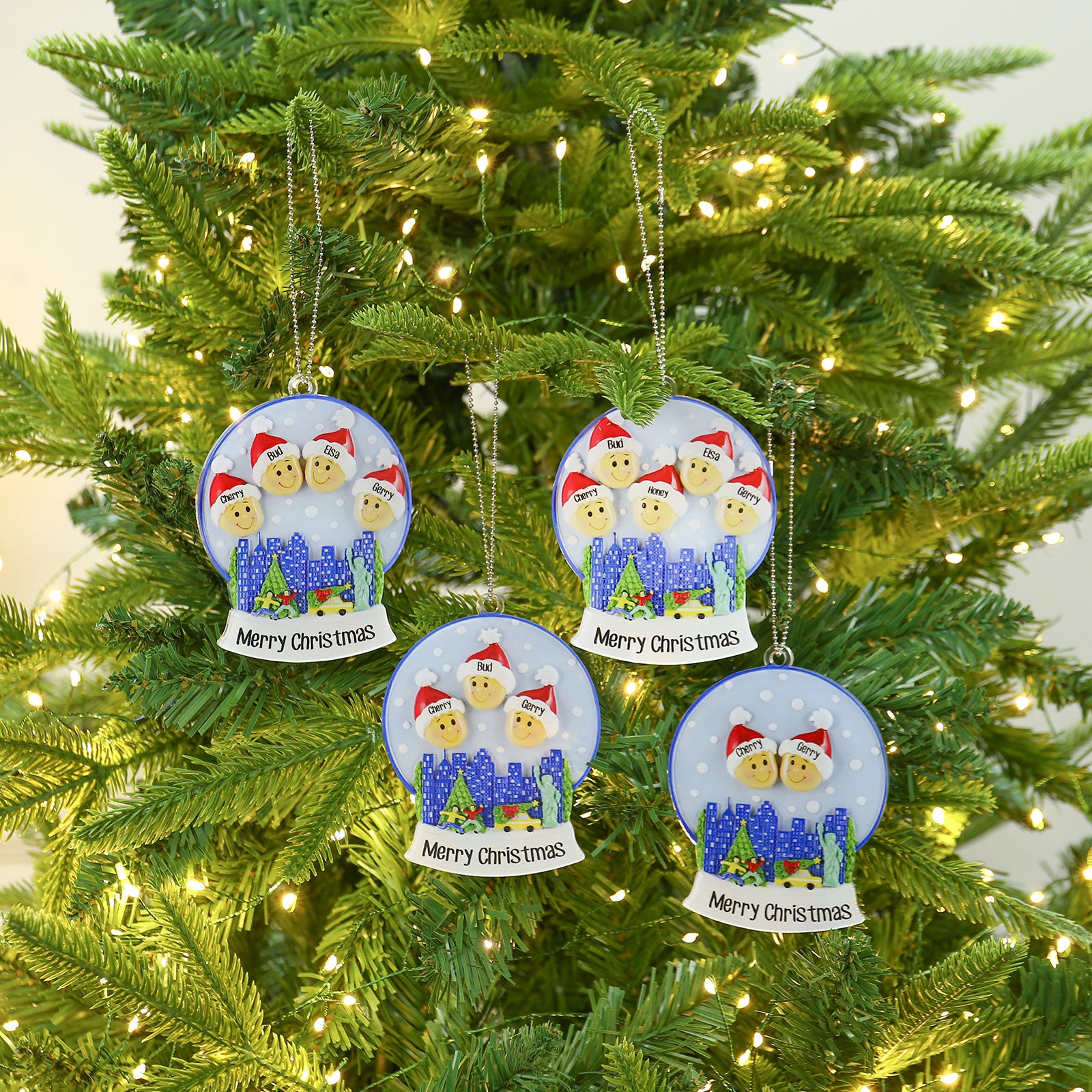 Personalised Christmas Name Ornament - handmade