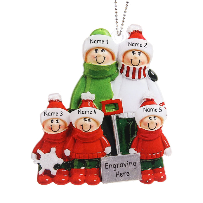 Personalised Christmas Name Ornament - handmade