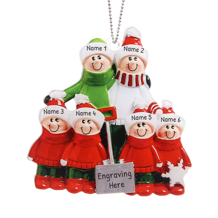 Personalised Christmas Name Ornament - handmade