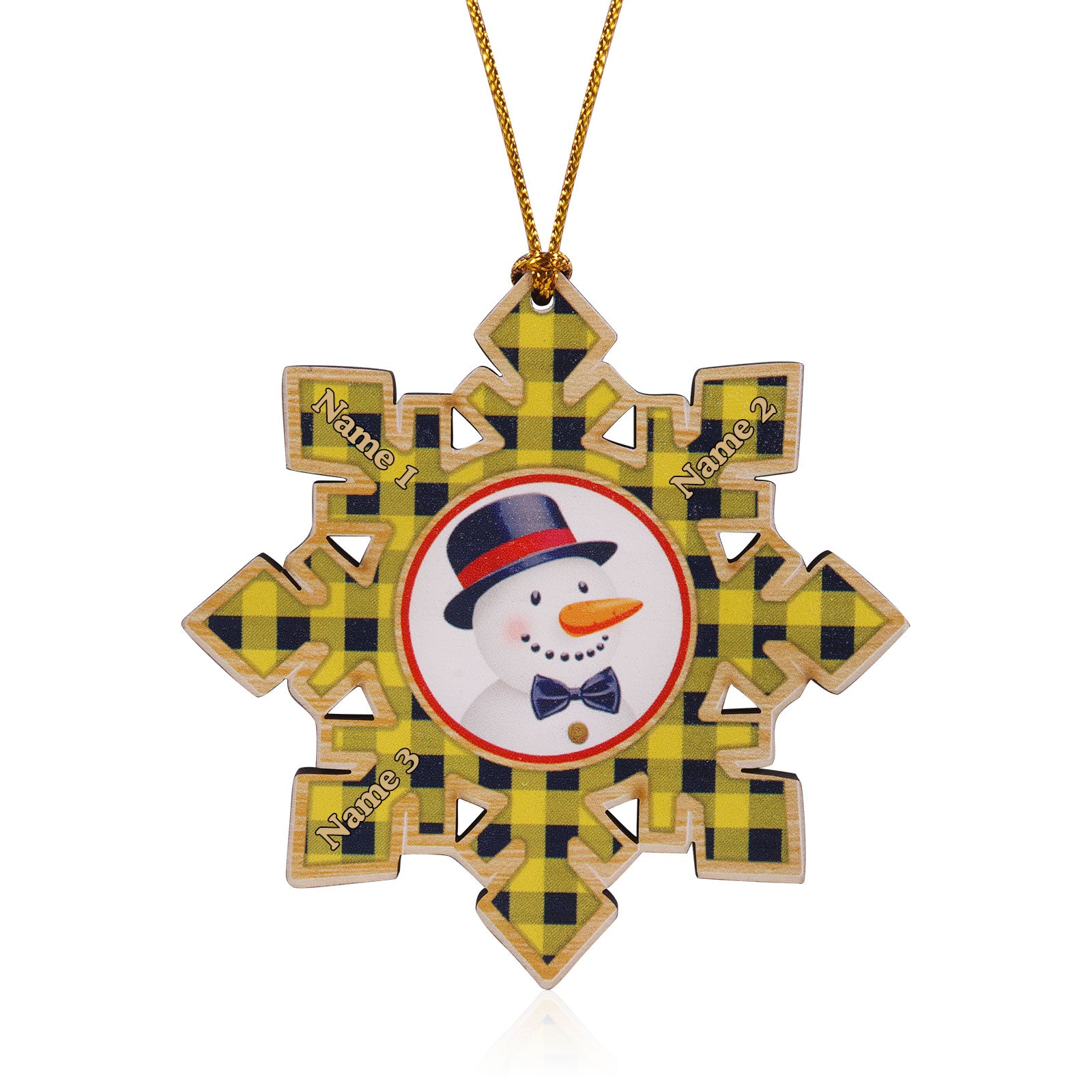 Personalised Christmas Name Ornament - handmade