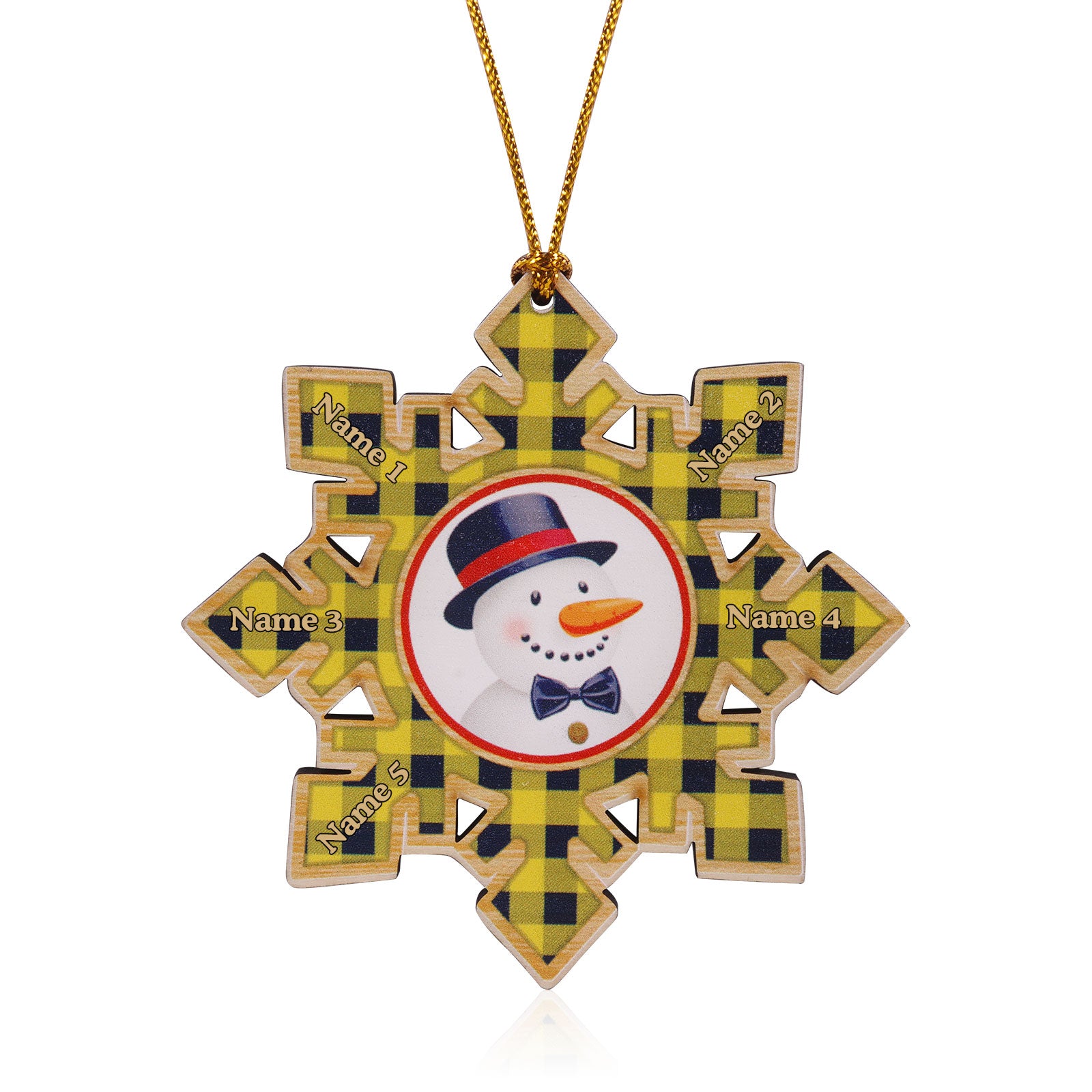 Personalised Christmas Name Ornament - handmade