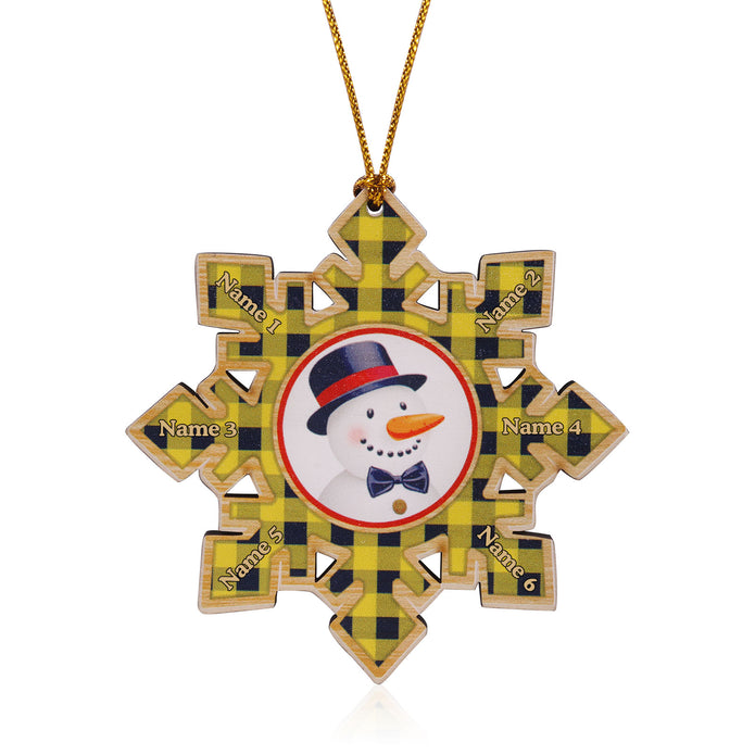 Personalised Christmas Name Ornament - handmade