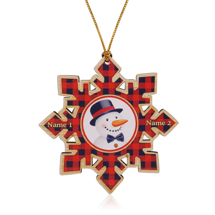 Personalised Christmas Name Ornament - handmade