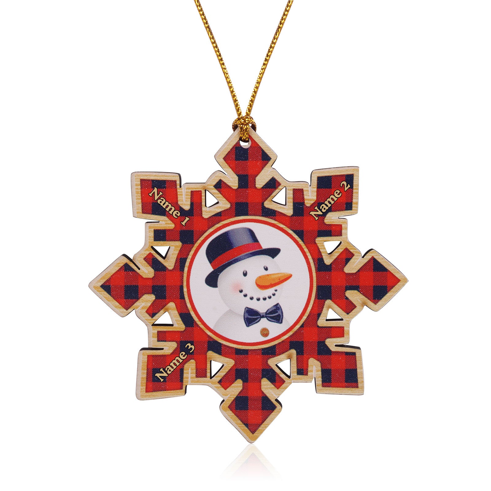 Personalised Christmas Name Ornament - handmade