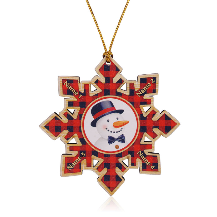 Personalised Christmas Name Ornament - handmade