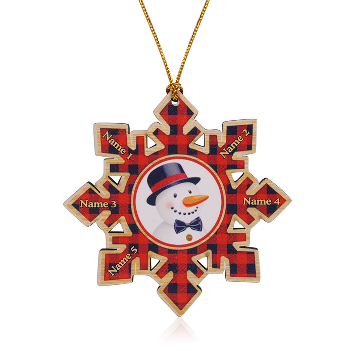 Personalised Christmas Name Ornament - handmade