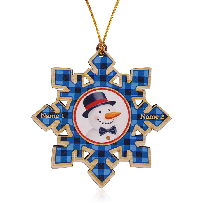 Personalised Christmas Name Ornament - handmade