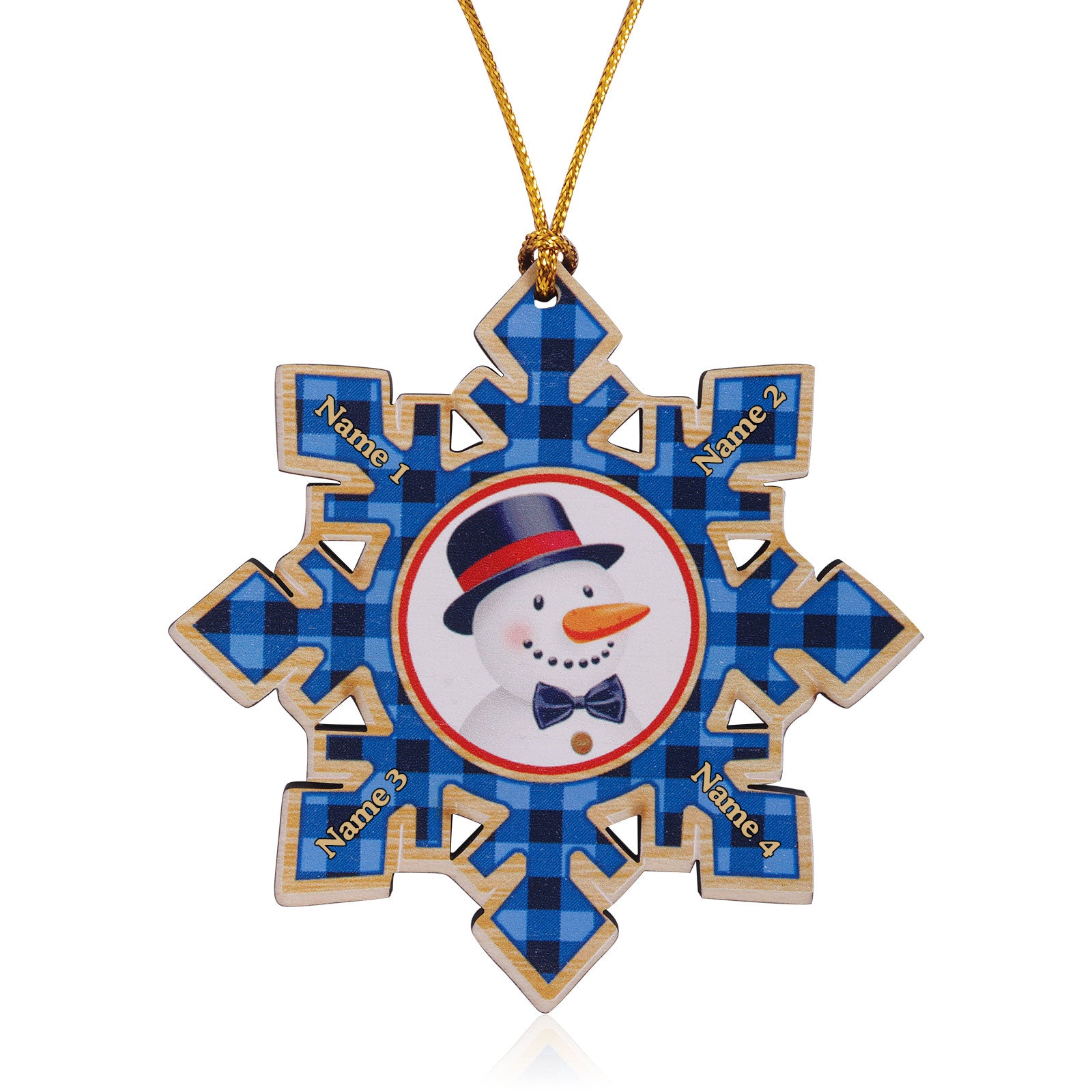 Personalised Christmas Name Ornament - handmade