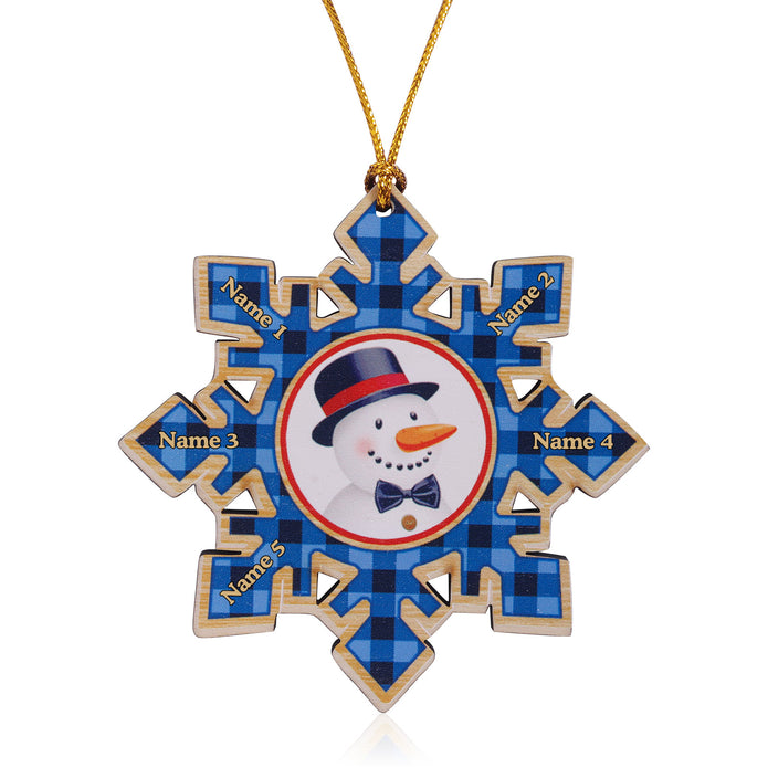 Personalised Christmas Name Ornament - handmade