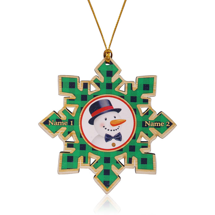 Personalised Christmas Name Ornament - handmade