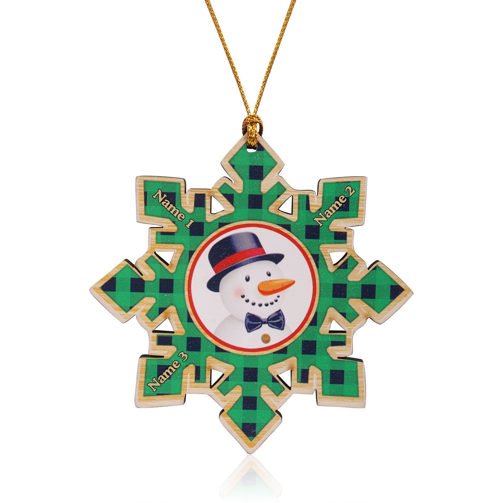 Personalised Christmas Name Ornament - handmade