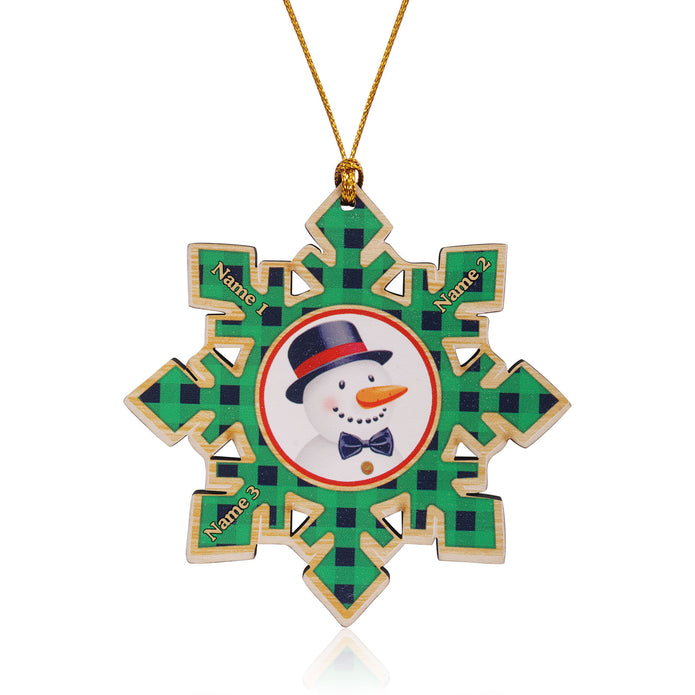 Personalised Christmas Name Ornament - handmade