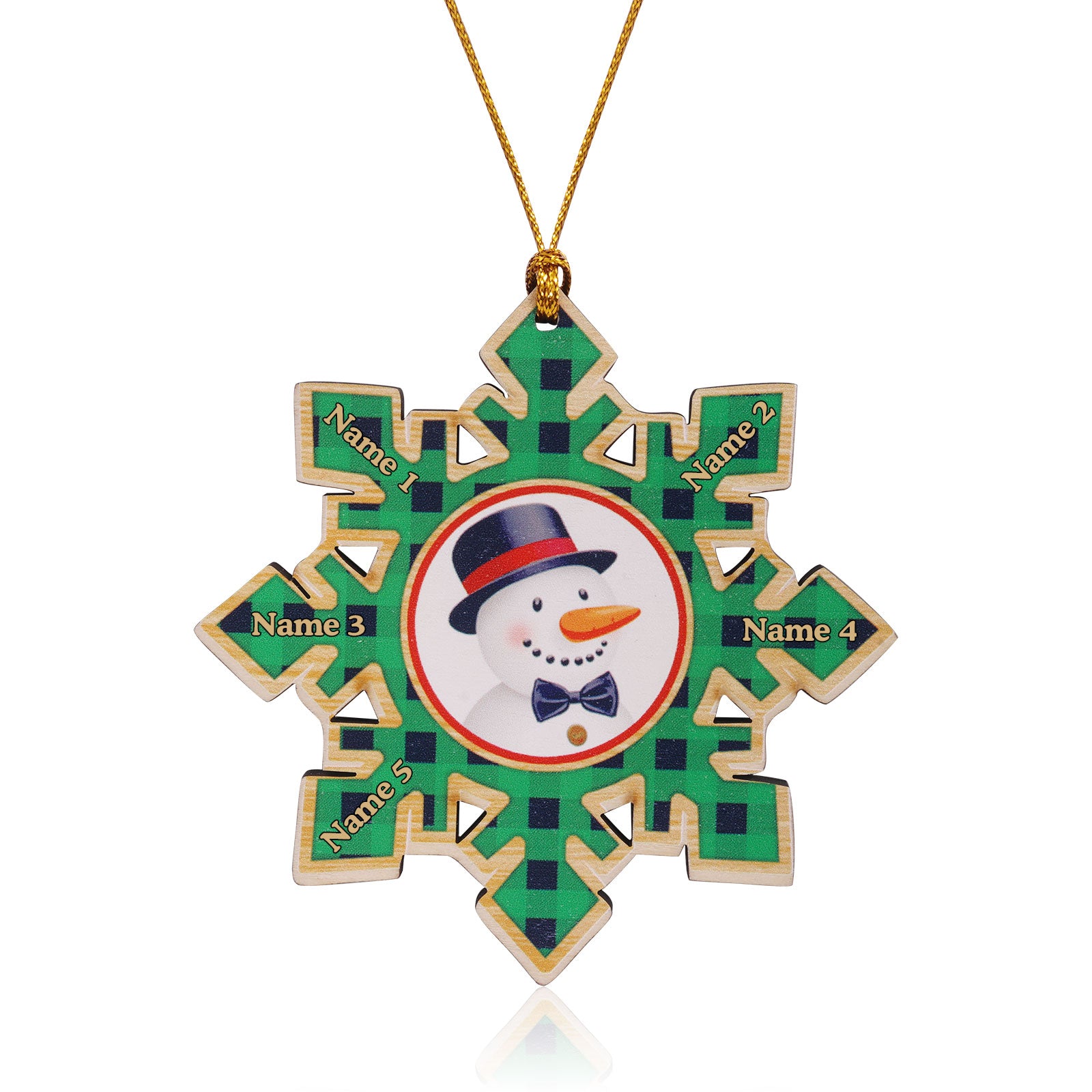 Personalised Christmas Name Ornament - handmade