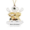 Personalised Elk Christmas Ornament - handmade