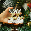 Personalised Elk Christmas Ornament - handmade