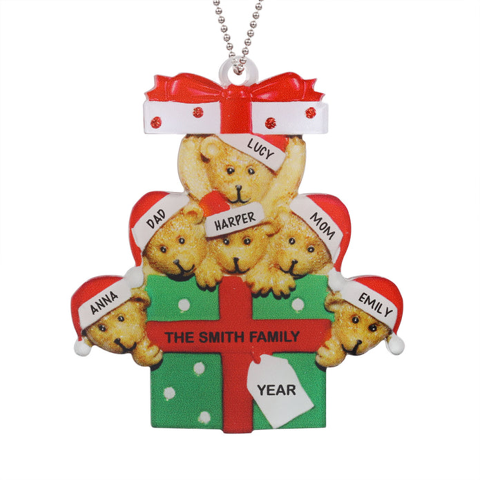 Personalised Christmas Name Ornament - handmade