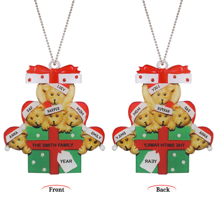 Personalised Christmas Name Ornament - handmade