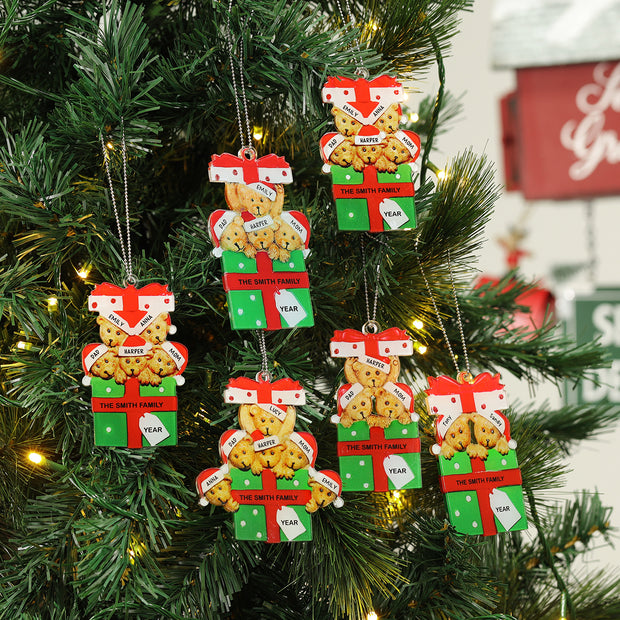 Personalised Christmas Name Ornament - handmade