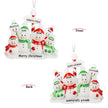 Personalised Snowman Christmas Ornament - handmade
