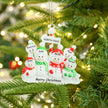 Personalised Snowman Christmas Ornament - handmade