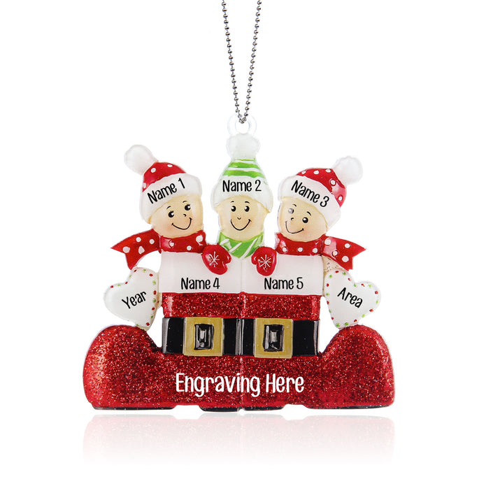 Personalised Christmas Name Ornament - handmade