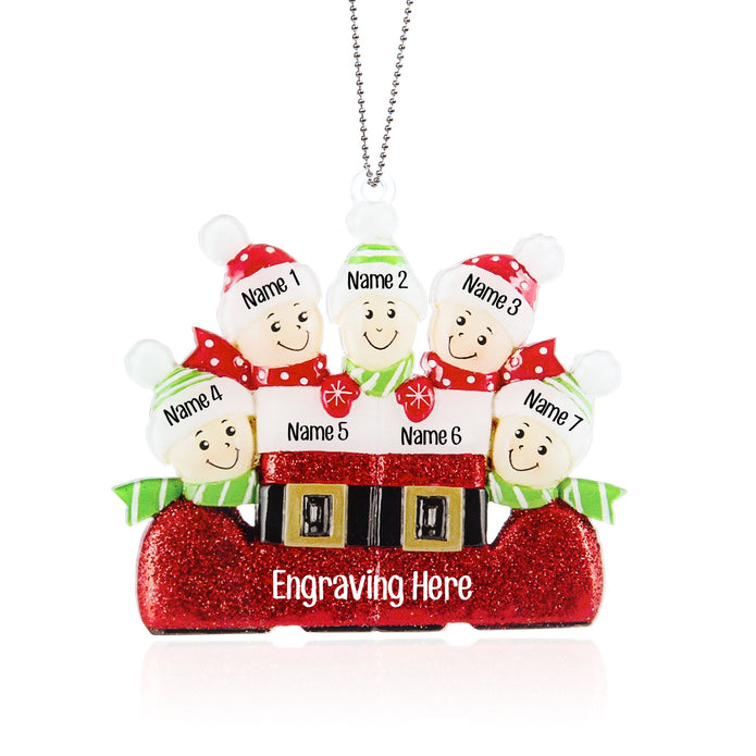 Personalised Christmas Name Ornament - handmade