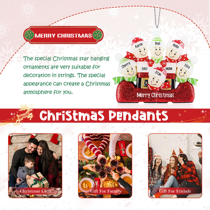 Personalised Christmas Name Ornament - handmade