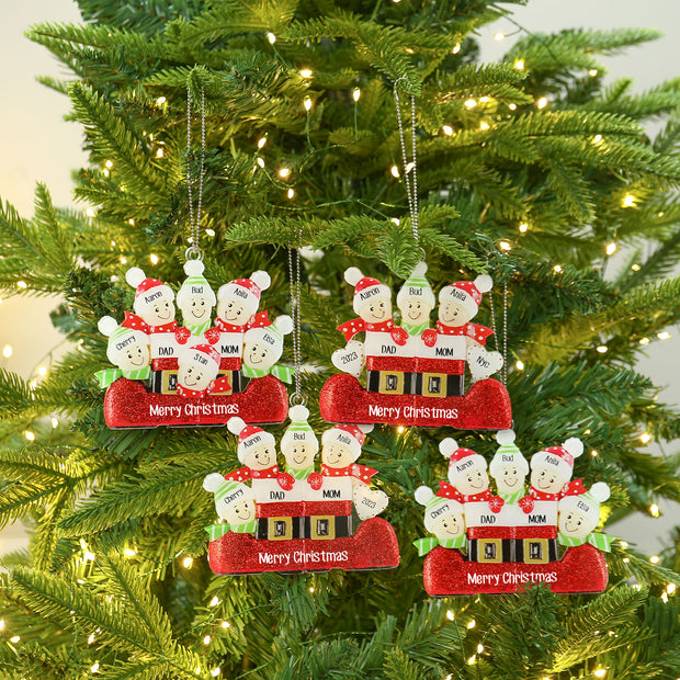 Personalised Christmas Name Ornament - handmade