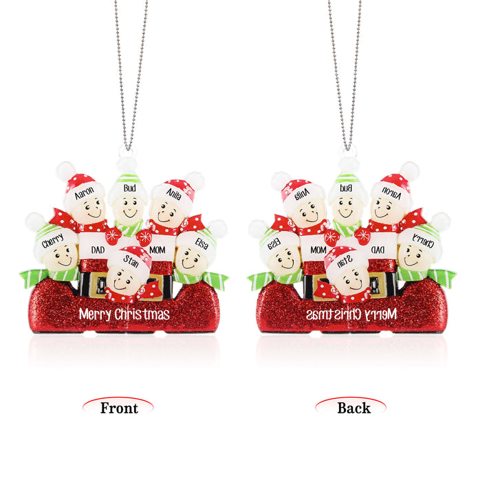 Personalised Christmas Name Ornament - handmade