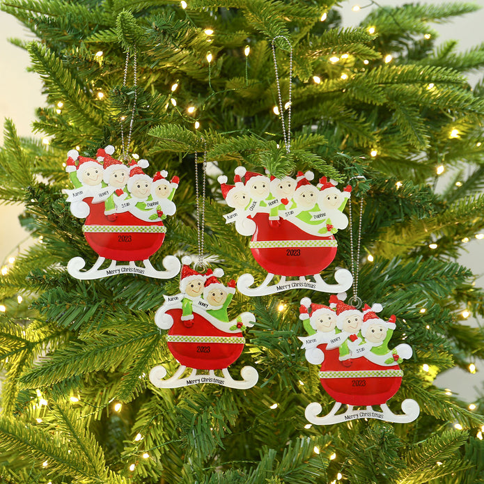 Personalised Christmas Name Ornament - handmade