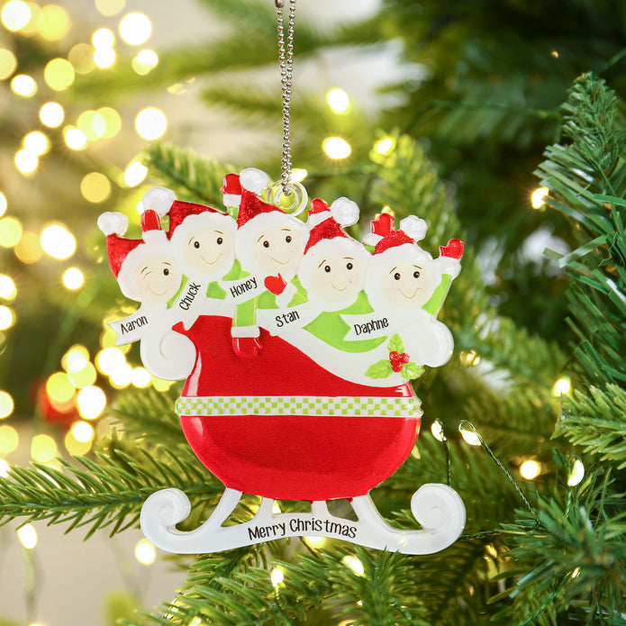 Personalised Christmas Name Ornament - handmade